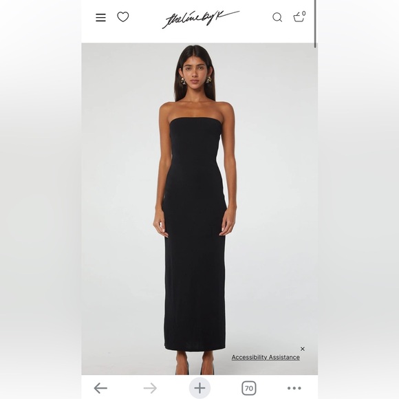 The Line by K Jace Dress - Black - S